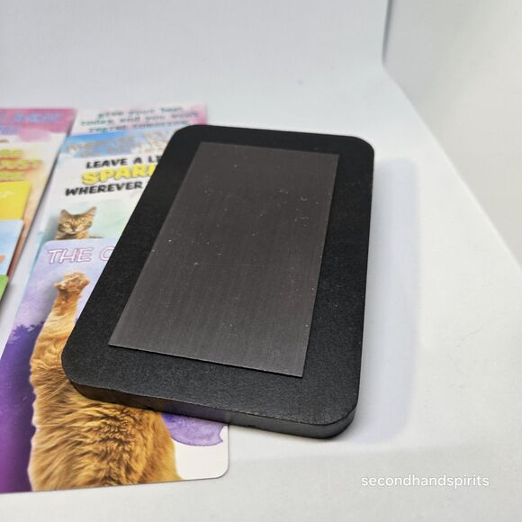 10 Cat Hilarious Motivational Cards Fridge Lockers W Magnet Holder Lot B - Picture 2 of 2